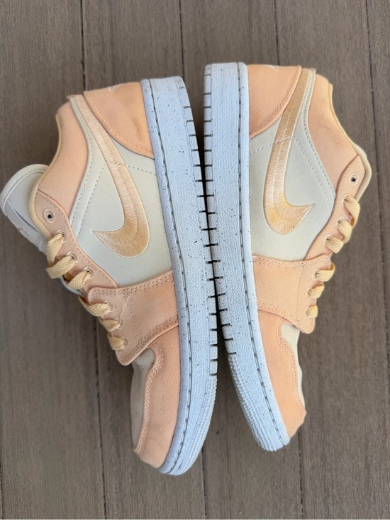 Nike Shoes - Nike Jordan one Light orange and Cream Low-Top Sneakers